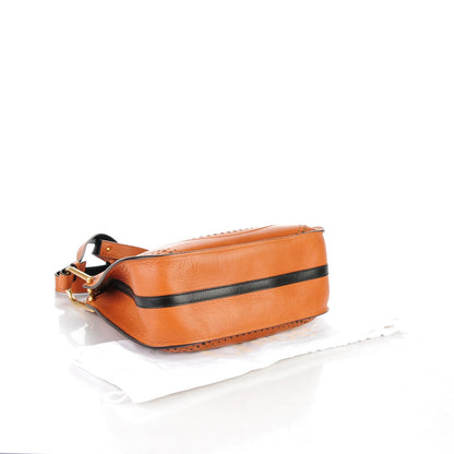 Chloe Calfskin Perforated Small Hayley Hobo Caramel 4 of 7