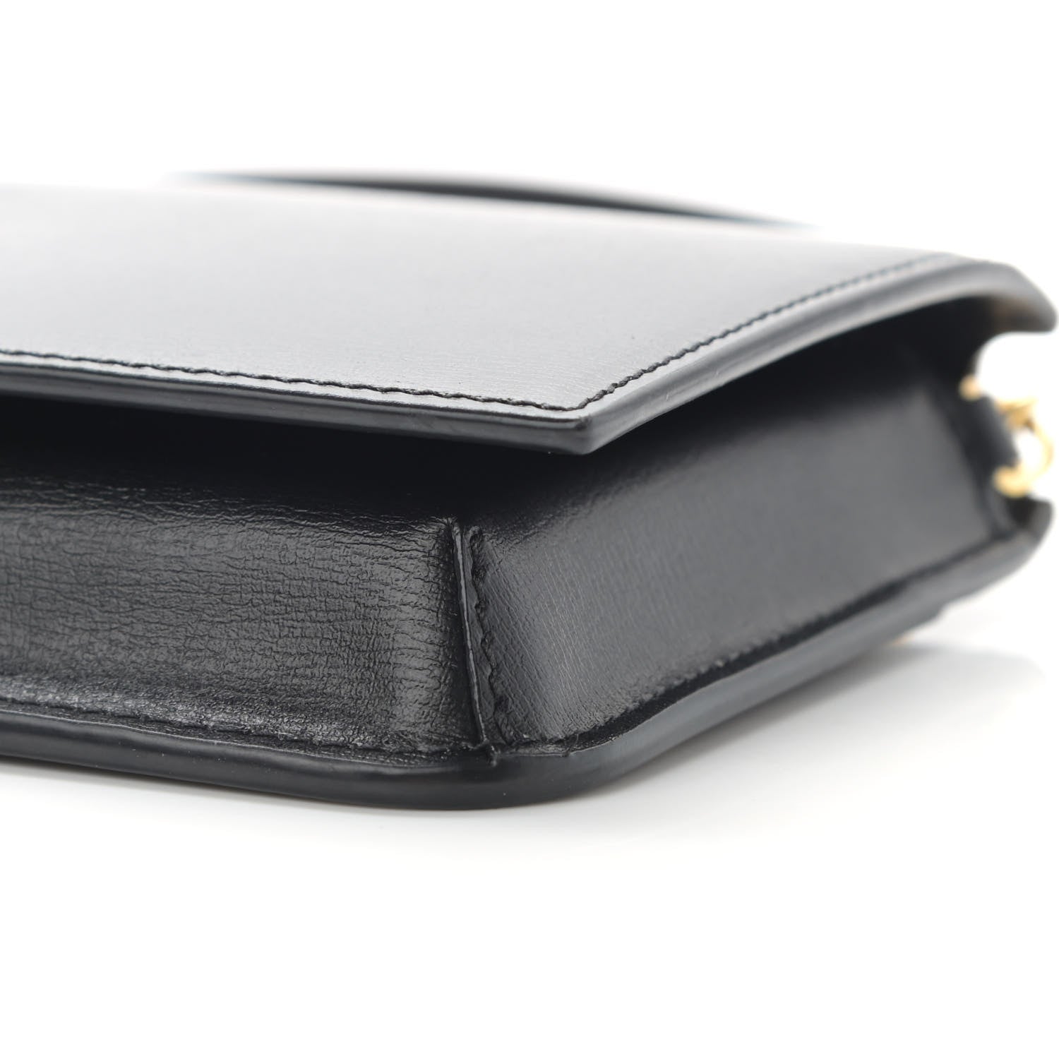 Saint Laurent Smooth Calfskin Monogram Phone Holder Crossbody Black 10 of 13