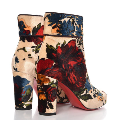 Christian Louboutin Veau Velours Moulamax 85 Booties 36 Nude 4 of 8
