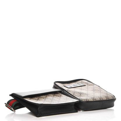 Gucci GG Supreme Monogram Web Belt Bag Black 4 of 8