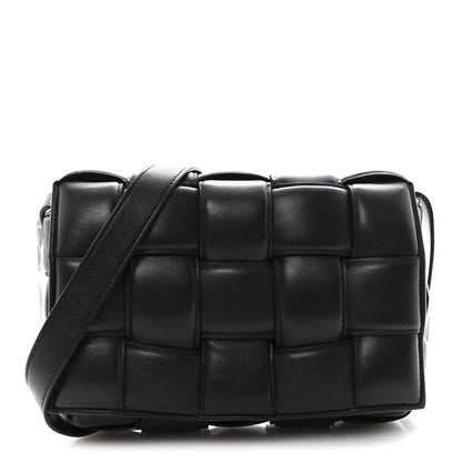 Bottega Veneta Nappa Maxi Intreccio Padded Cassette Crossbody Bag Black 1 of 14