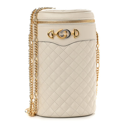 Gucci Calfskin Trapuntata Zumi Belt Bag Off White 1 of 9