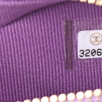 Chanel Lambskin Quilted CC In Love Heart Clutch With Chain Purple 7 of 11