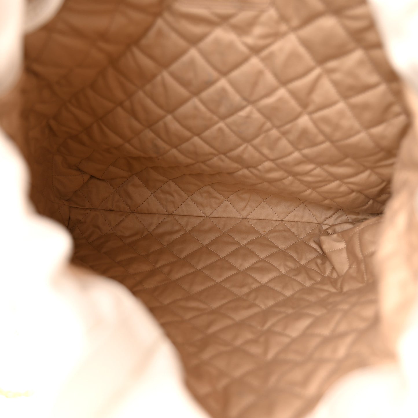 Calfskin Quilted Chanel 22 Backpack White Black