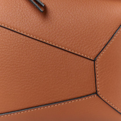 Loewe Calfskin Small Puzzle Edge Bag Tan 8 of 10