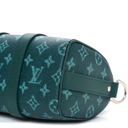 Louis Vuitton Monogram Heritage Keepall Bandouliere 25 Green 9 of 9