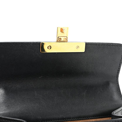 Gucci Calfskin Small Padlock Shoulder Bag Black 14 of 19