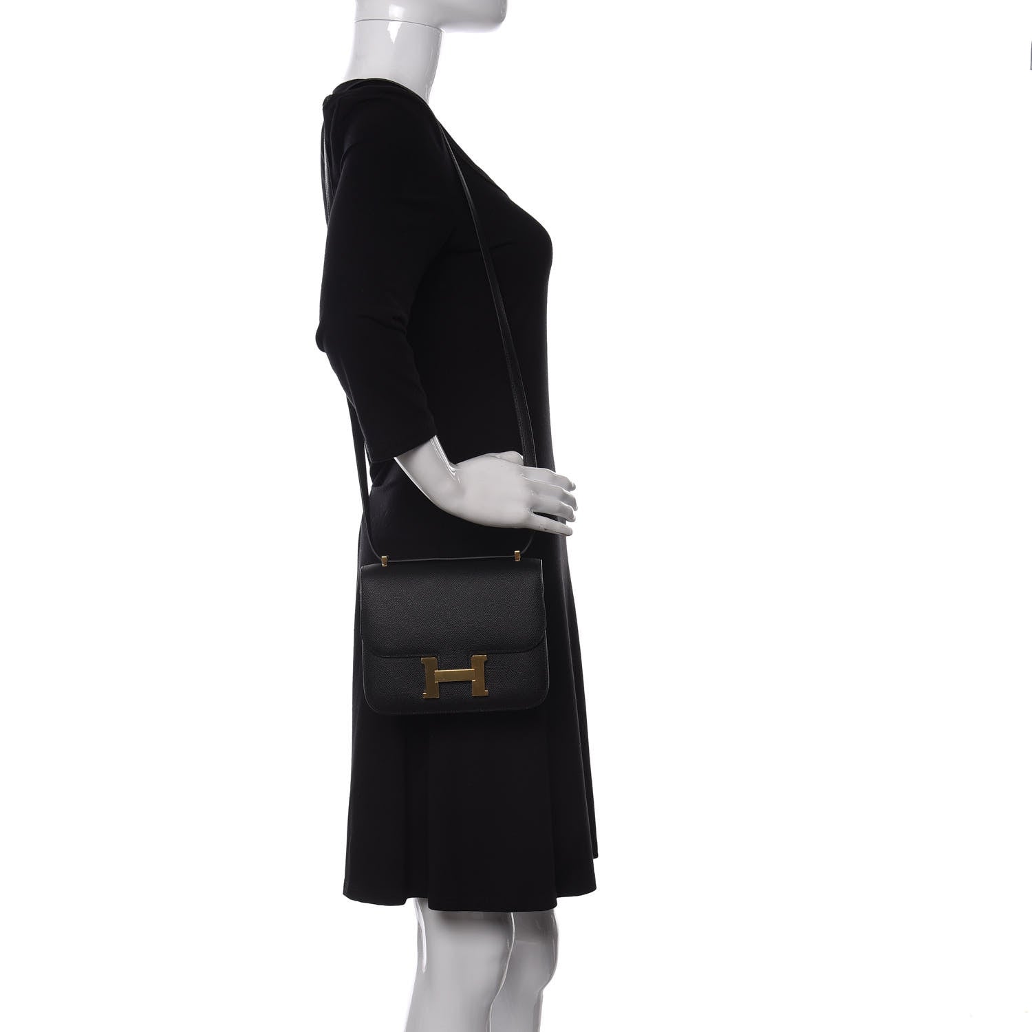 Hermes Epsom Constance 18 Black 2 of 10