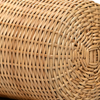Saint Laurent Wicker Calfskin Panier Basket Tote 8 of 10