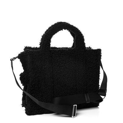 Marc Jacobs Polyester Cotton The Teddy Traveler Tote Bag Black 2 of 9