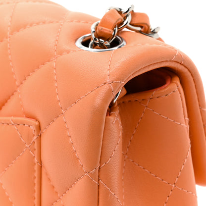 Chanel Lambskin Quilted Mini Rectangular Flap Orange 11 of 12