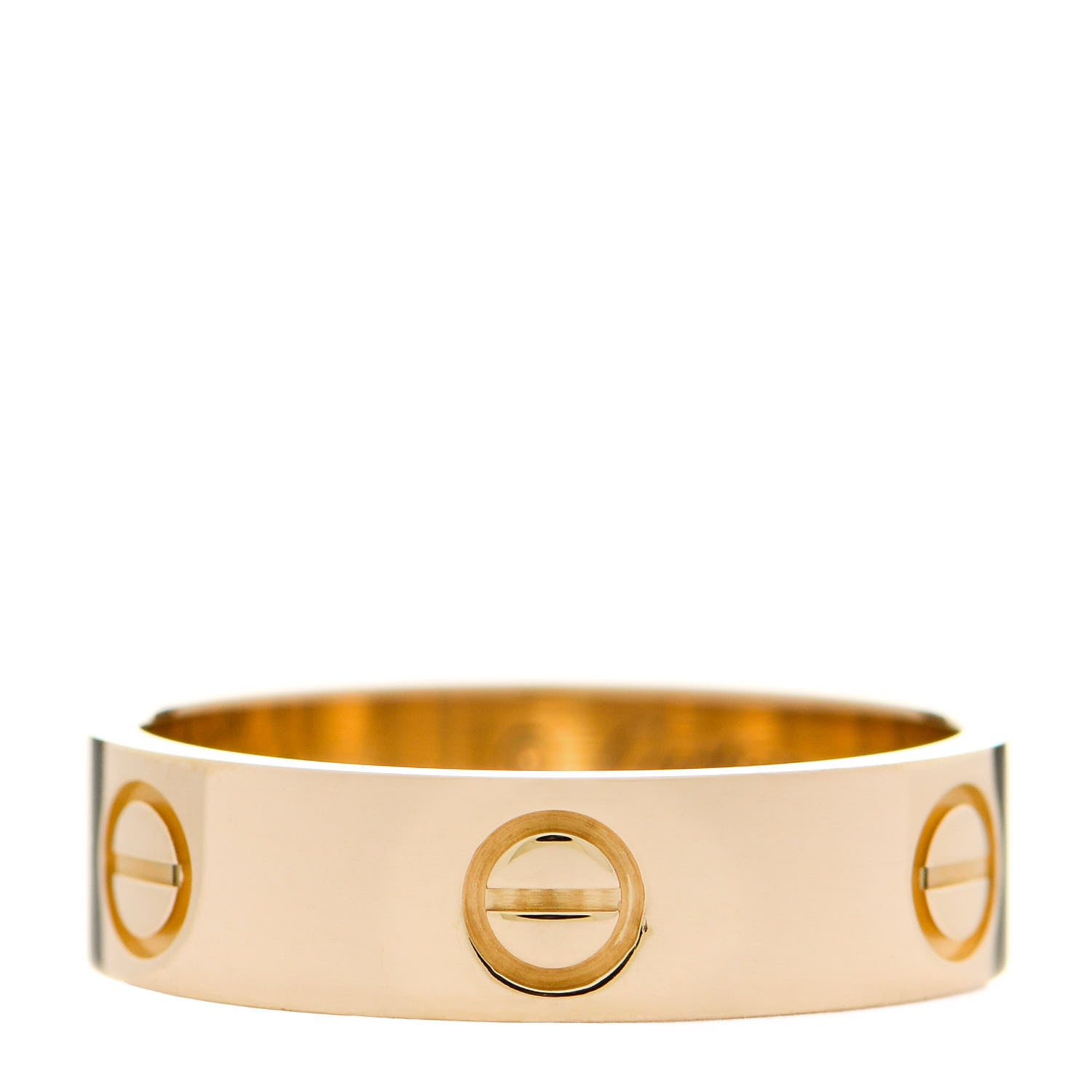 Cartier 18K Yellow Gold 5.5mm LOVE Ring 58 8.5 1 of 5