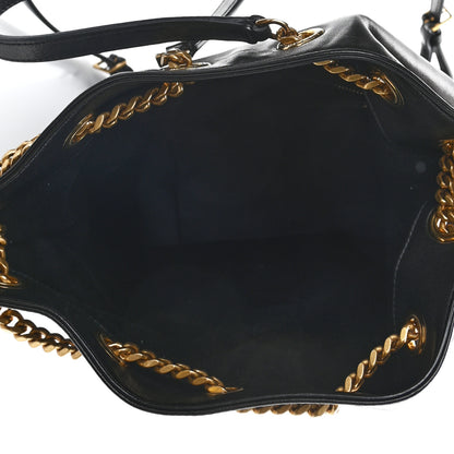 Saint Laurent Lambskin Matelasse Monogram Joe Backpack Black 4 of 7