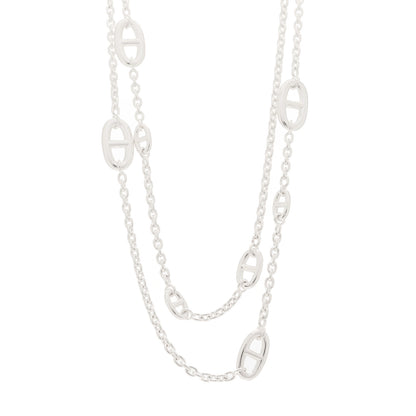 Hermes Sterling Silver Farandole Necklace 120 1 of 5