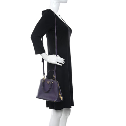 Prada Saffiano Lux Small Promenade Tote Viola 2 of 13