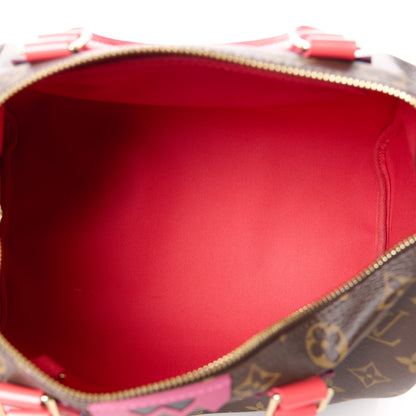 Louis Vuitton Monogram Totem Speedy 30 Flamingo 5 of 14