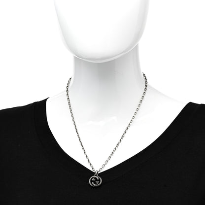 Gucci Sterling Silver Small Interlocking G Pendant Necklace 2 of 5