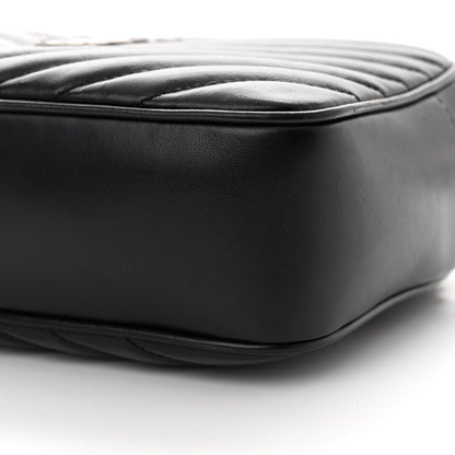 Saint Laurent Calfskin Matelasse Monogram Lou Camera Bag Black 10 of 12