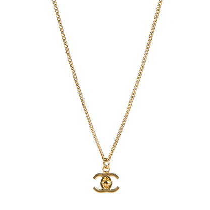 Chanel Turnlock CC Necklace Gold 1 of 7