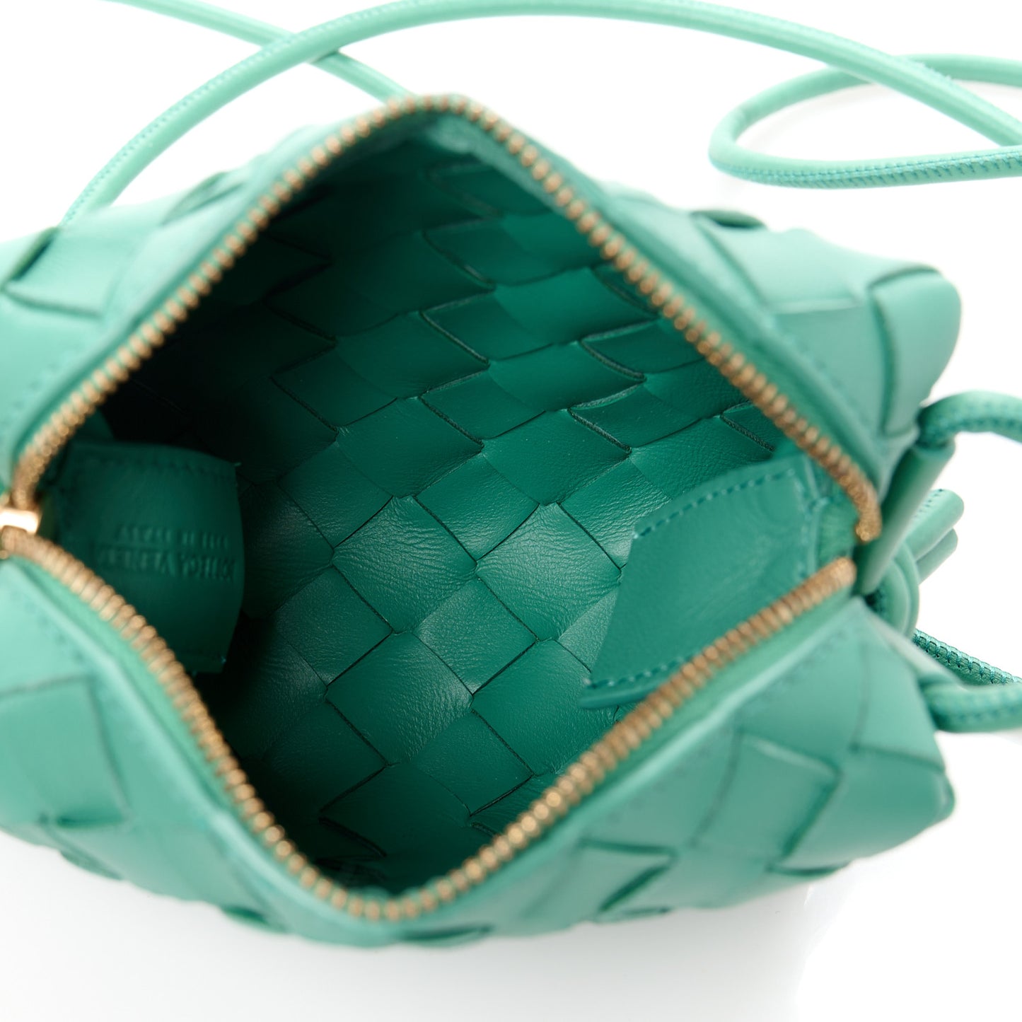 Nappa Intrecciato Candy Loop Camera Bag Mermaid