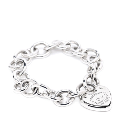Tiffany Sterling Silver Return to Tiffany Love Lock Bracelet 1 of 6
