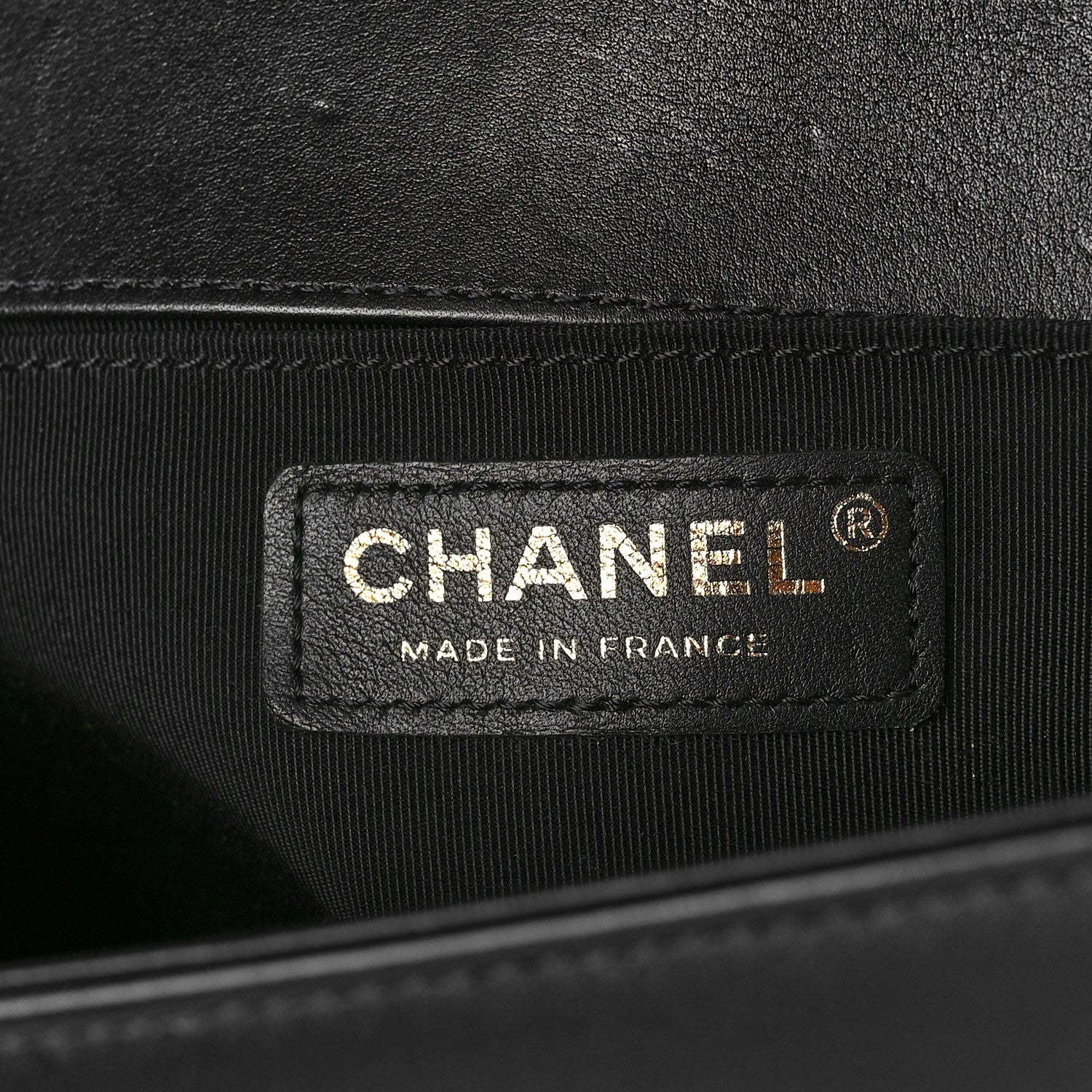 Chanel Lambskin Chevron Quilted Medium Boy Flap Black 6 of 10