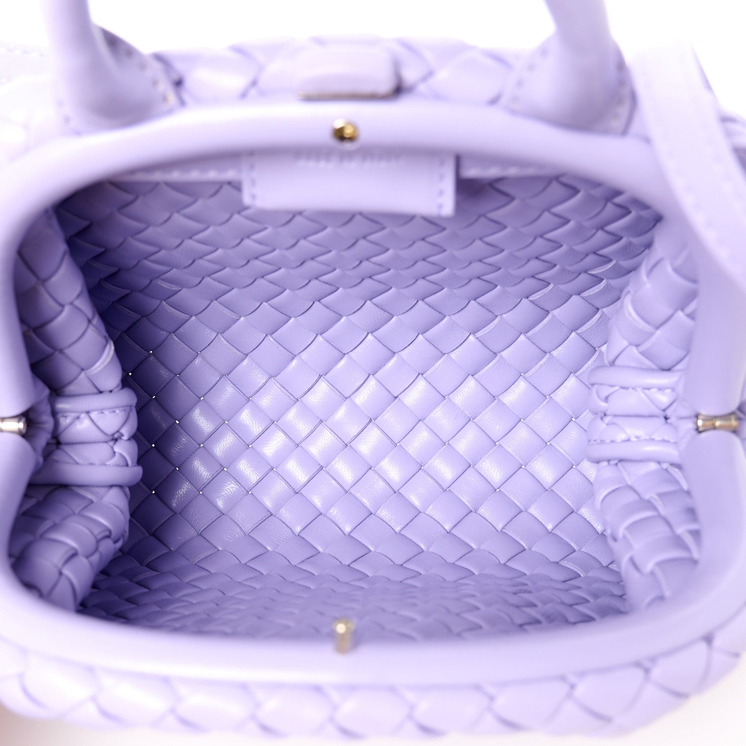 Bottega Veneta Nappa Intreccio Mini Padded Handle Bag Wisteria 5 of 9