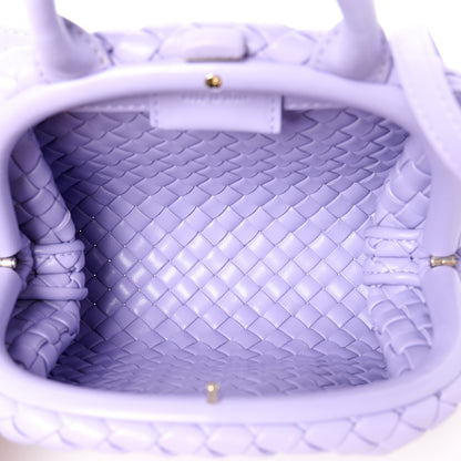 Bottega Veneta Nappa Intreccio Mini Padded Handle Bag Wisteria 5 of 9