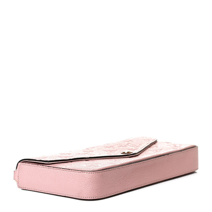 Louis Vuitton Empreinte Pochette Felicie Chain Wallet Rose Poudre 5 of 14