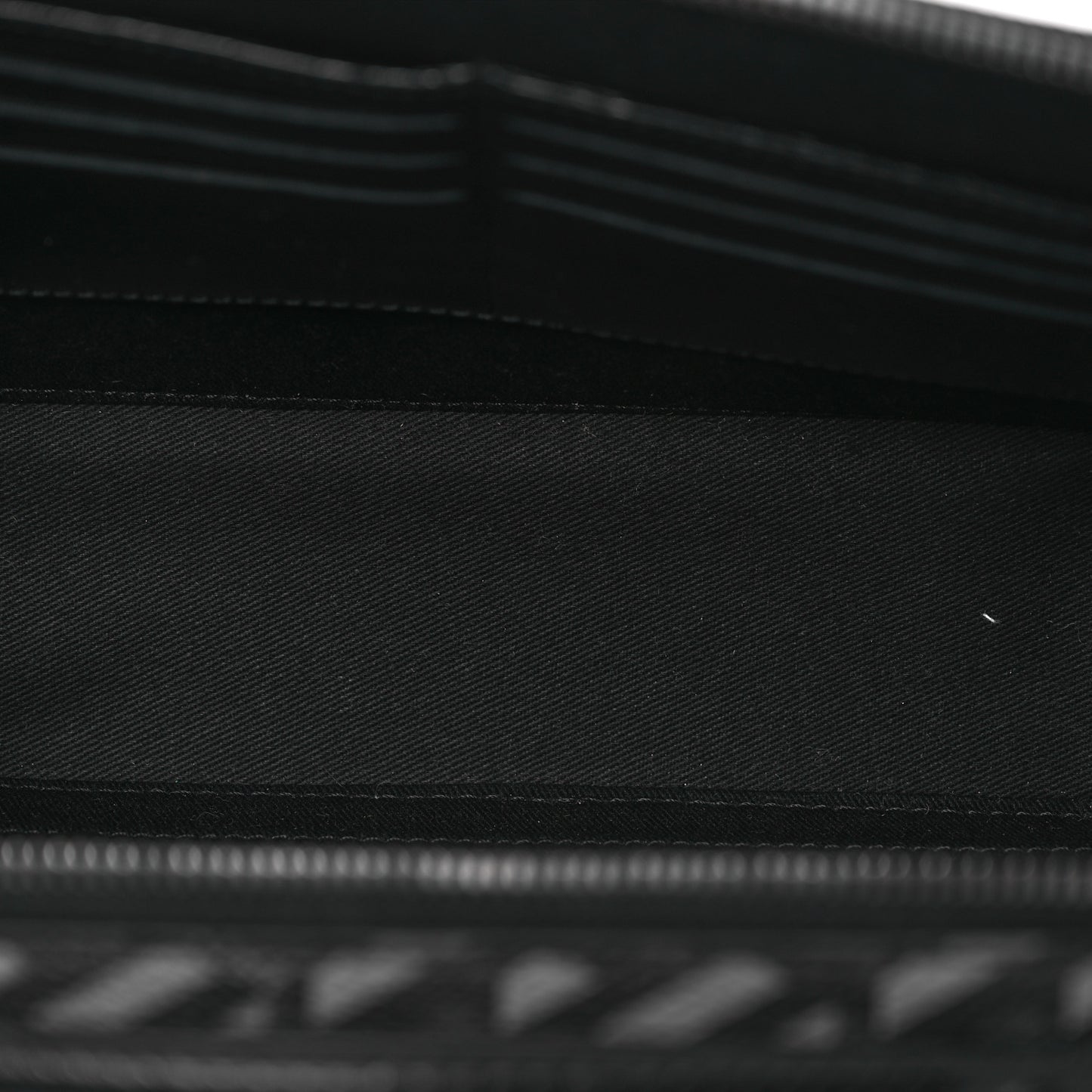 Coated Canvas La Greca Signature Messenger Bag Black Gray