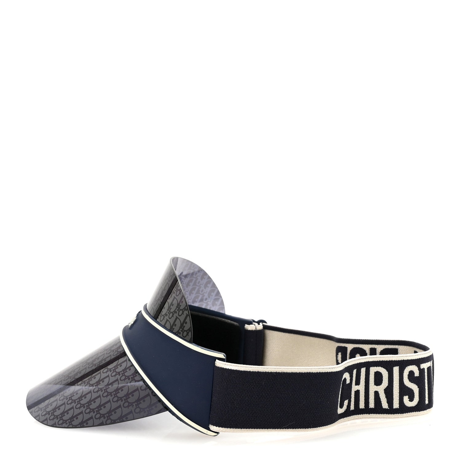 Christian Dior Oblique DiorClub V1U Sun Visor Blue 4 of 8