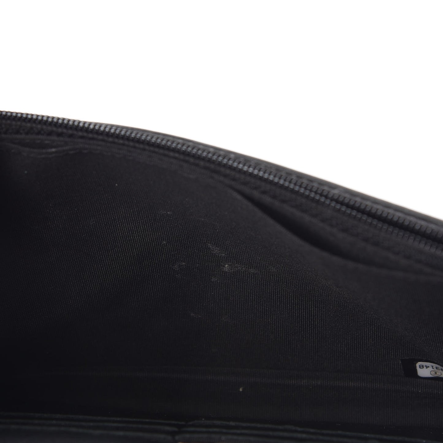 Patent Strass Wallet On Chain WOC Black
