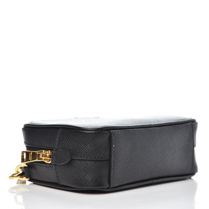 Prada Saffiano Mini Camera Crossbody Bag Nero Black 5 of 8
