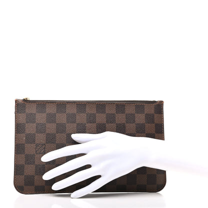 Louis Vuitton Damier Ebene Neverfull MM GM Pochette 2 of 7
