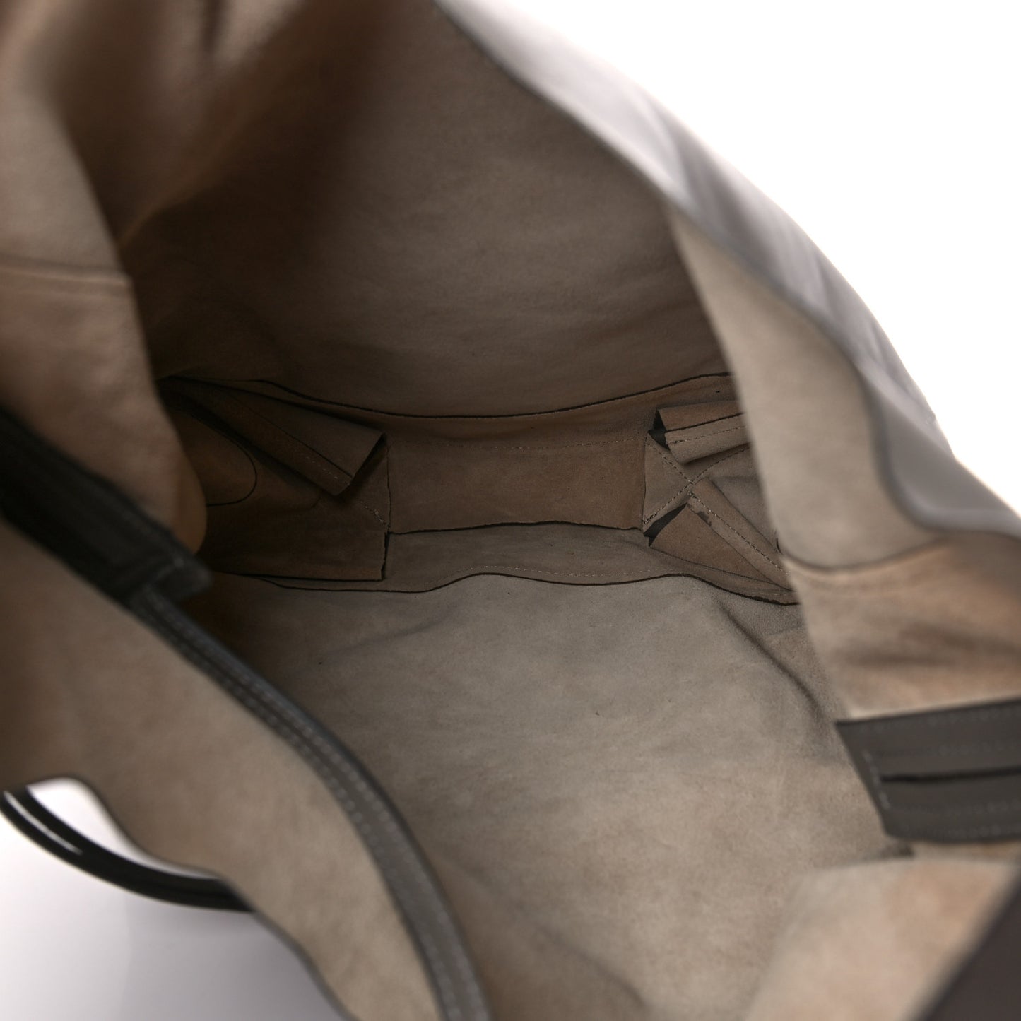 Soft Lambskin Shoulder Cabas Grey