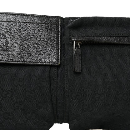 Gucci GG Monogram Double Pocket Belt Bag Black 9 of 11