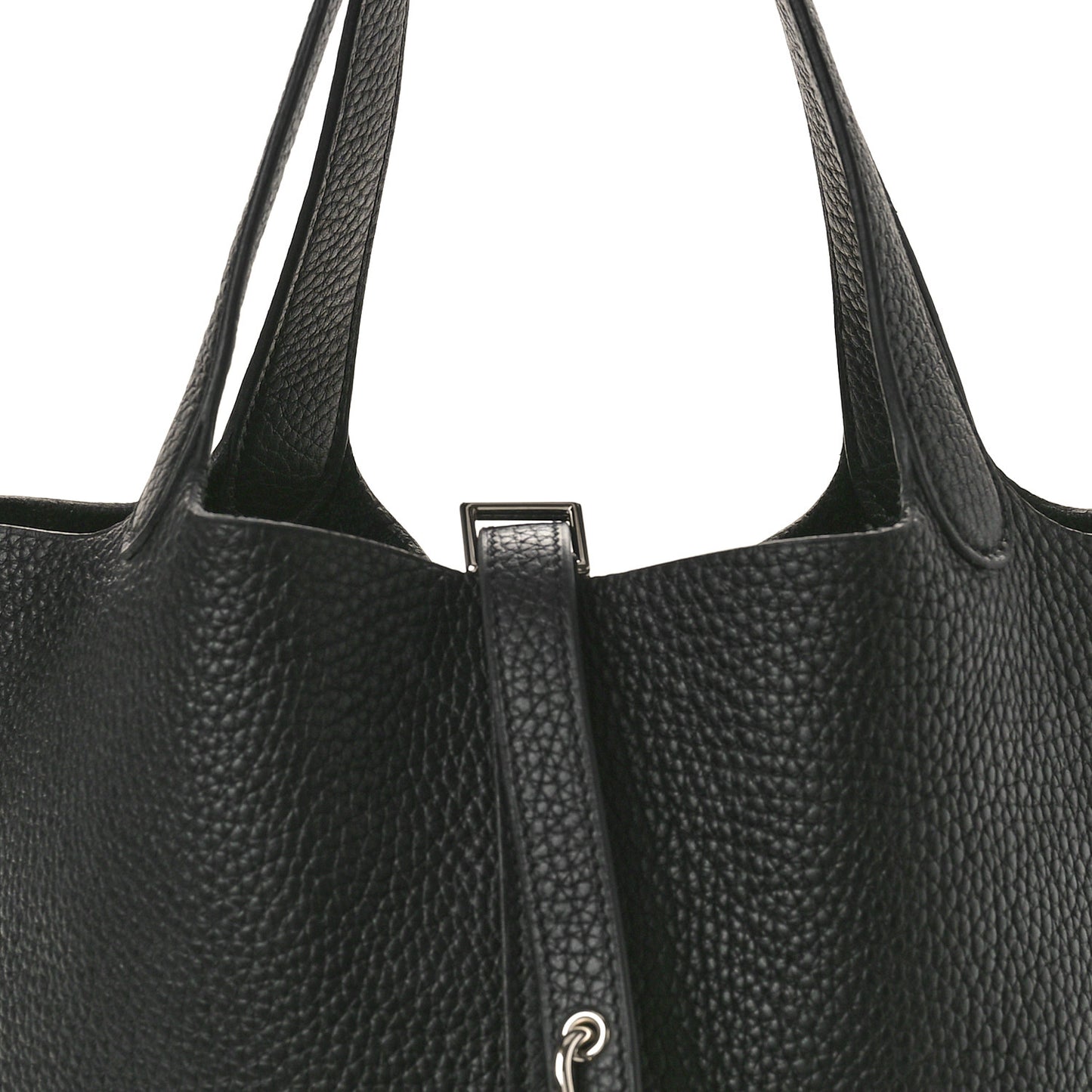 Taurillon Clemence Picotin Lock 22 MM Black