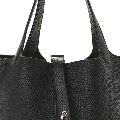 Hermes Taurillon Clemence Picotin Lock 22 MM Black 8 of 11