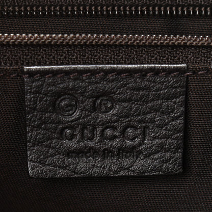 Gucci Crystal Monogram Hobo Dark Brown 5 of 9