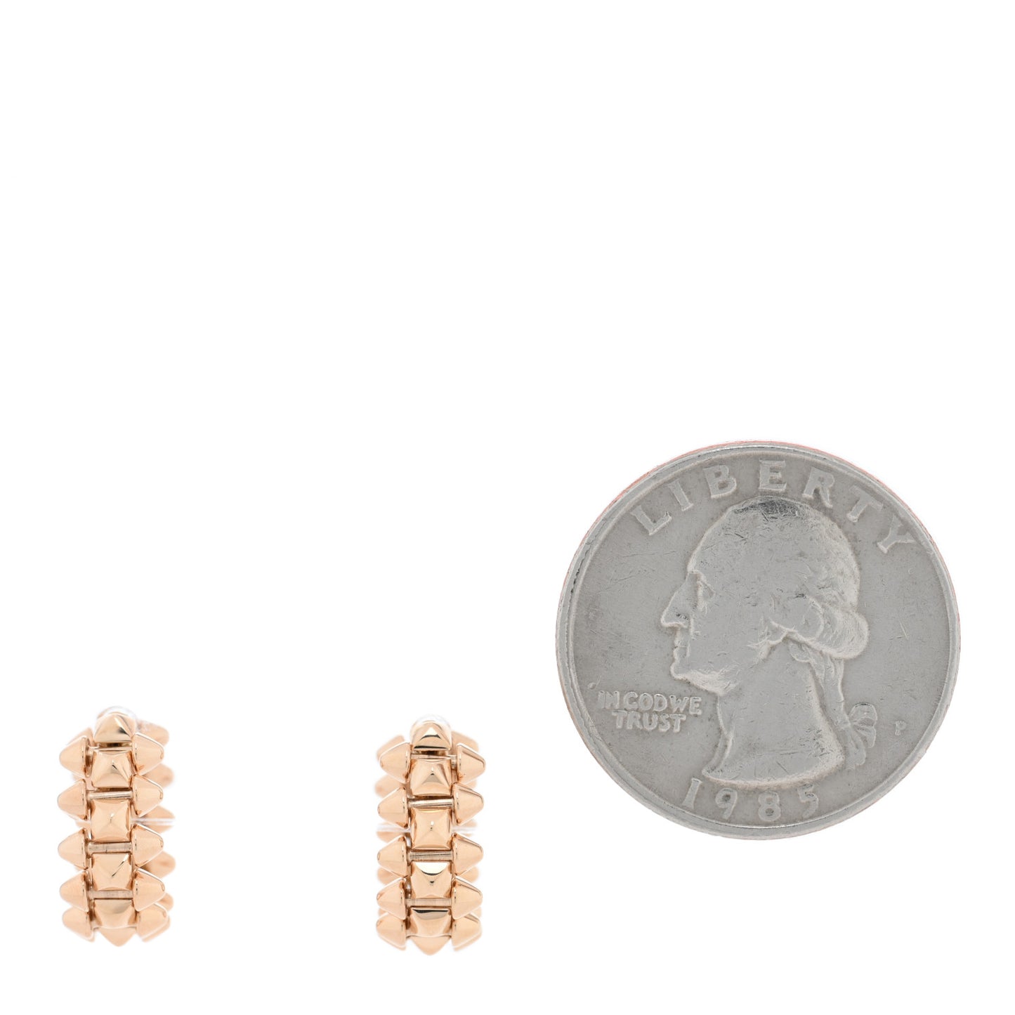 18K Pink Gold Mini Clash de Cartier Earrings