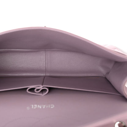 Chanel Lambskin Quilted Jumbo Double Flap Light Purple 5 of 15
