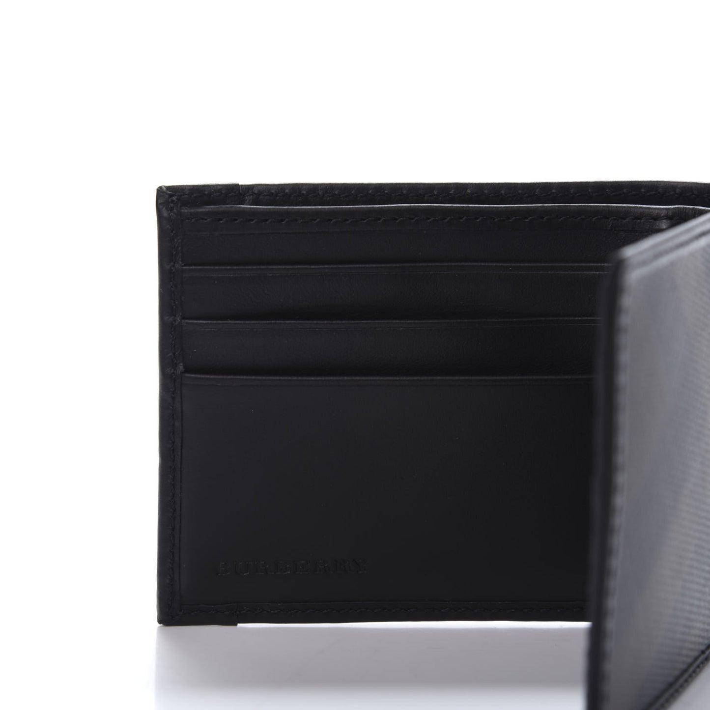 Smoked Check Bi-Fold Wallet Black