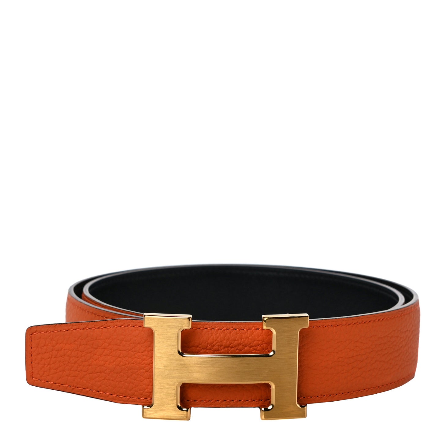 135 Togo 32mm Constance H Belt 80 Black Orange