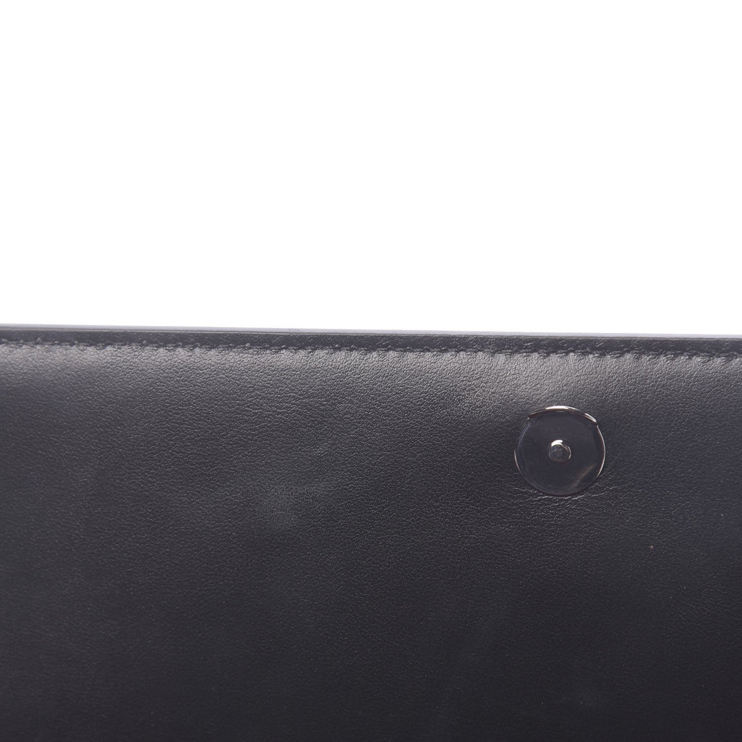 Calfskin Spikes Loubinthesky Paloma Clutch Black