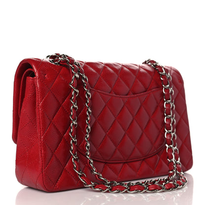 Chanel Caviar Quilted Medium Double Flap Red 3 of 9