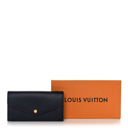 Louis Vuitton Empreinte Sarah Wallet NM Marine Rouge 13 of 13