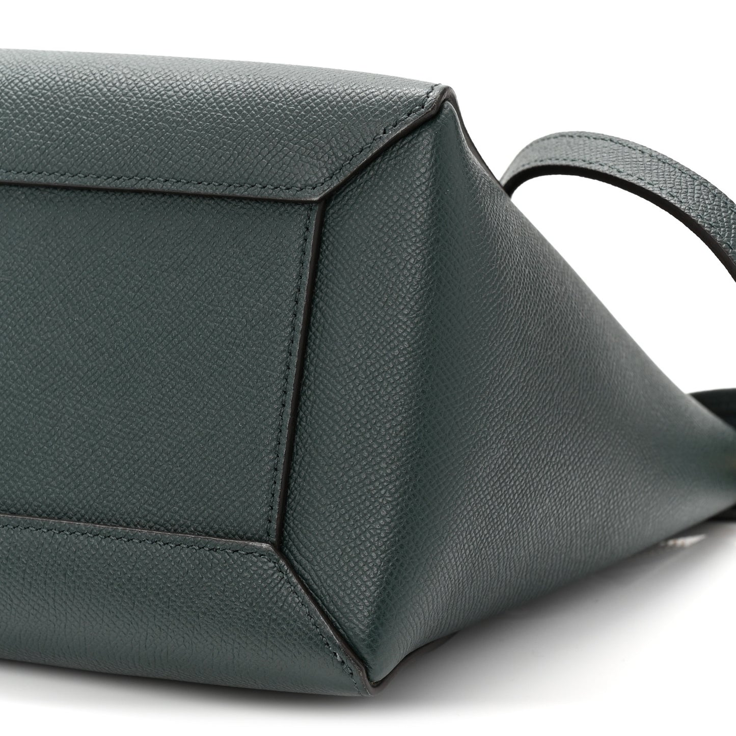 Grained Calfskin Micro Belt Bag Amazone