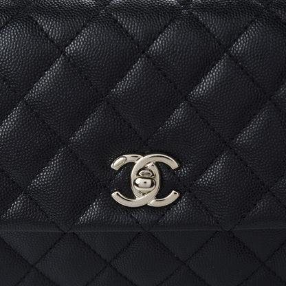 Chanel Caviar Quilted Mini Coco Handle Flap Black 9 of 9
