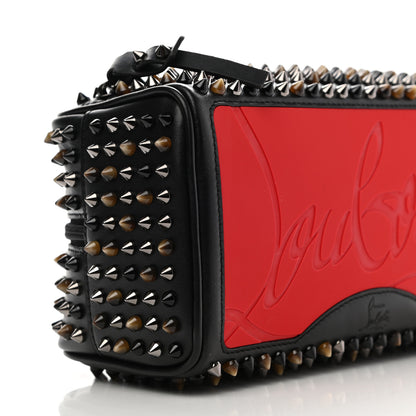 Christian Louboutin Calfskin Spikes Mens Blaster Toiletry Bag Black 7 of 8