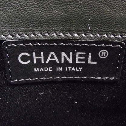 Chanel Patent Quilted Clutch Bag Black 7 of 10